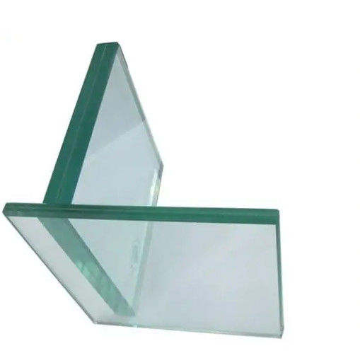 Extra Clear Tempered Over Laminated Glass 6.38mm Dengan Film PVB Berwarna Tanpa Warna