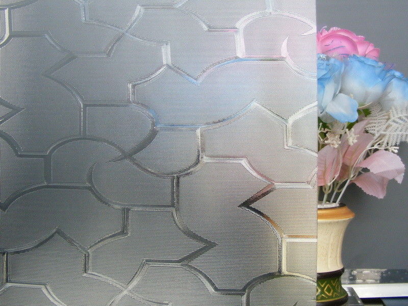 15mm Pola Tempered Glass Disesuaikan Kaca Berpola Jelas Untuk Jendela Pintu Bangunan