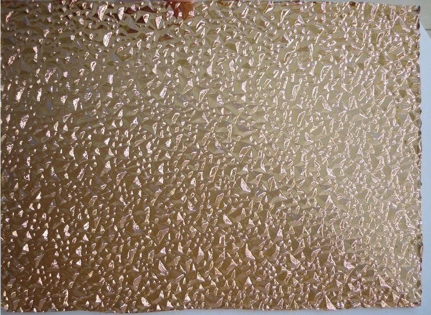 3-12mm Pola Tempered Kaca Sesuai Ukuran Untuk Dekorasi Pintu Jendela Bangunan