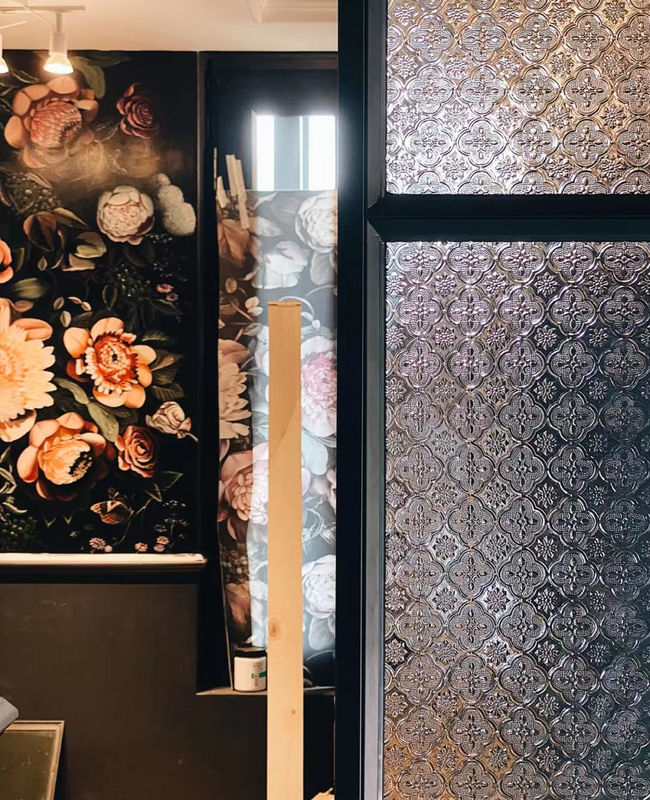 Sesuaikan Ukuran Kaca Berpola 3mm 4mm 5mm Untuk Dekorasi Bangunan Kamar Mandi Jendela