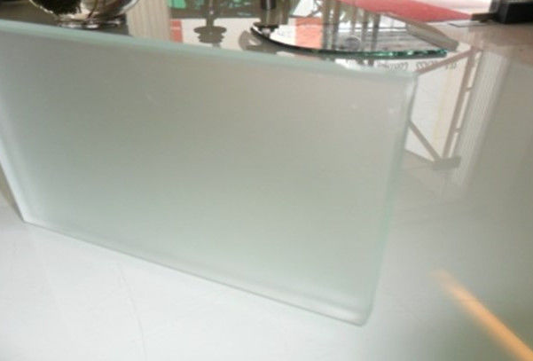 Kaca bercetak asam yang disesuaikan Jendela Keamanan Kaca Frosted Ultra Clear Anti Fog Mirror
