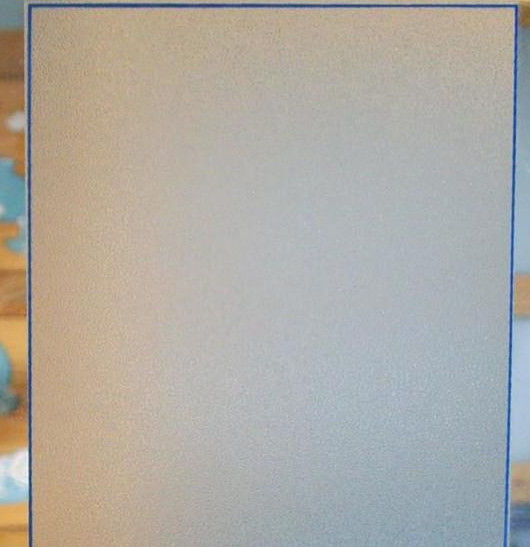 Kaca Tinta Etching Dekoratif Kaca Frosted Disesuaikan Digunakan Untuk Furnitur& Bangunan