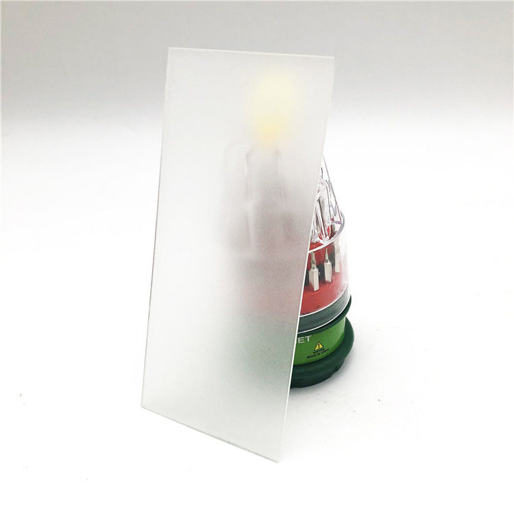 3mm 4mm Acid Etched Tempered Glass Figured Frosted Glass Digunakan untuk Pintu Kamar Mandi