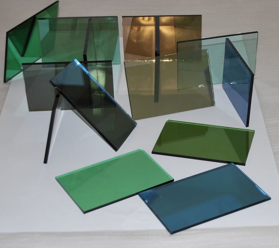Anti-Cratch Reflektif Tempered Glass 0.3mm Explosion-Proof Float Glass Untuk Dekorasi Jendela