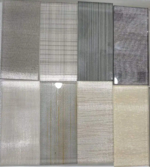 Kaca Berwarna Laminasi Kaca Berkawat Untuk Dekorasi Interior