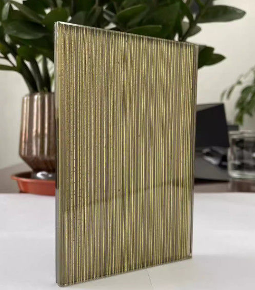 Kaca Berwarna Laminasi Kaca Berkawat Untuk Dekorasi Interior