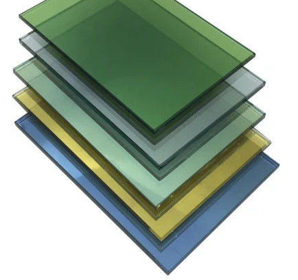 High Transmittance Low E Reflective Glass With Heat Preservation Untuk Pintu / Jendela