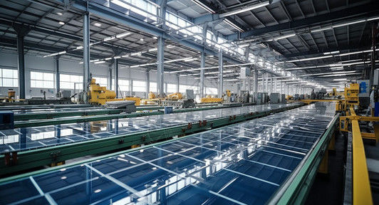 Tempered Ultra Clear Solar Photovoltaic Float Panel Module Glass dengan Efisiensi Konversi Tinggi