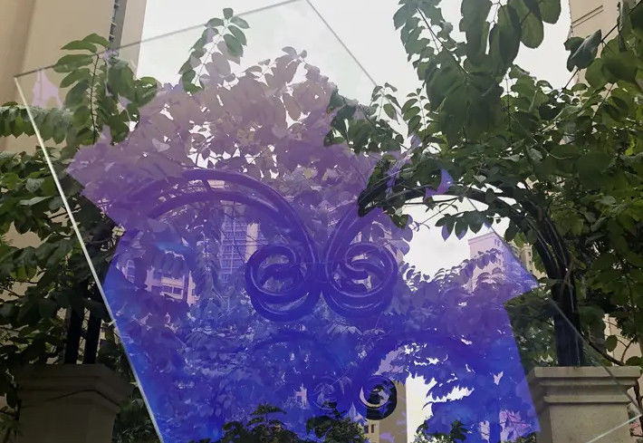 Extra Clear Low Iron Color Float Reflective Glass Tempered