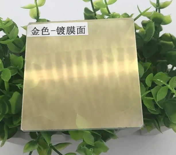 Extra Clear Low Iron Color Float Reflective Glass Tempered