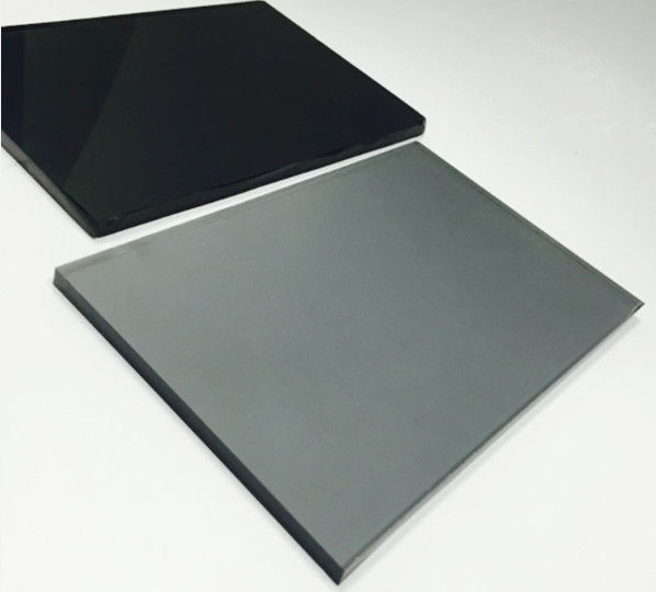 Polished Edge Finish Warna Tinted Float Glass Tahan UV