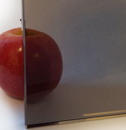 Polished Edge Finish Warna Tinted Float Glass Tahan UV
