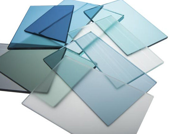 Customized persegi panjang berwarna berwarna Float Glass Untuk Bangunan
