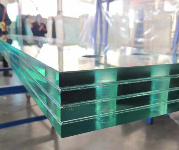Grosir 6.38mm~40.28mm PVB Tempered Laminated Glass Ukuran Custom Ketebalan Custom