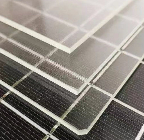 3.2mm-4.3mm Low Iron Tempered Solar Panel Glass untuk Sistem Surya