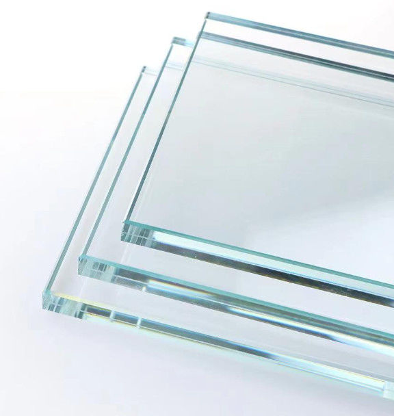 Keamanan Bangunan Edge Polished Kaca Ultra Clear Untuk Dekorasi Rumah