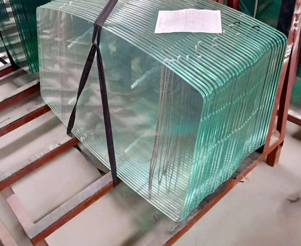 4mm Frosted Tempered Glass Dengan Flat Edge Untuk Aksen Dekorasi Dapur Balkon Balkon
