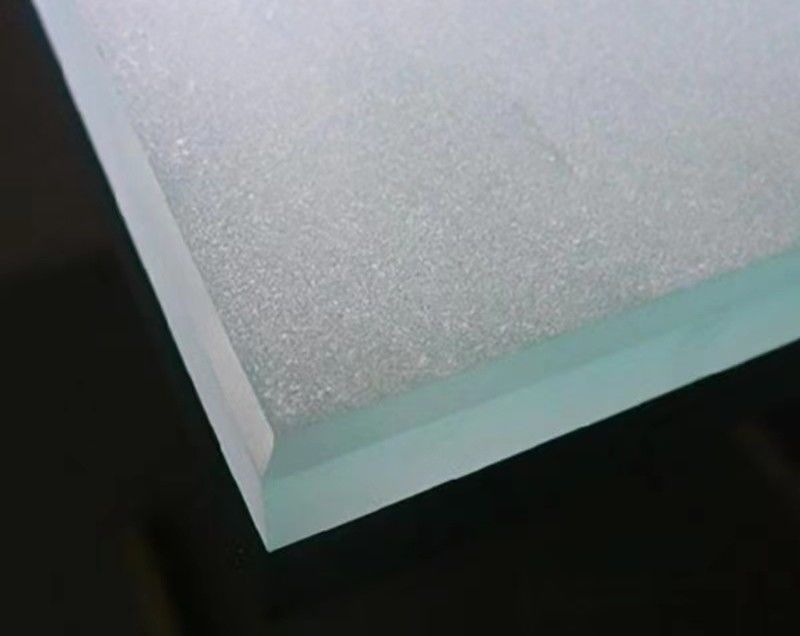Elegant Frosted Square Tempered Glass untuk dekorasi rumah dan kantor