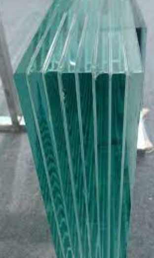 6.38-12.38 PVB Kaca Laminasi Tempered yang Jelas