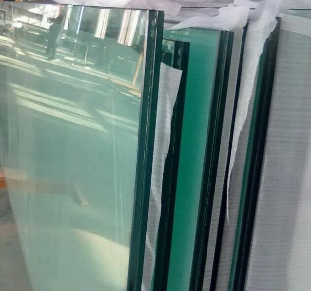 6.76-12.38mm Bangunan Laminated Tempered Dekoratif Konstruksi Keamanan tangga Kaca